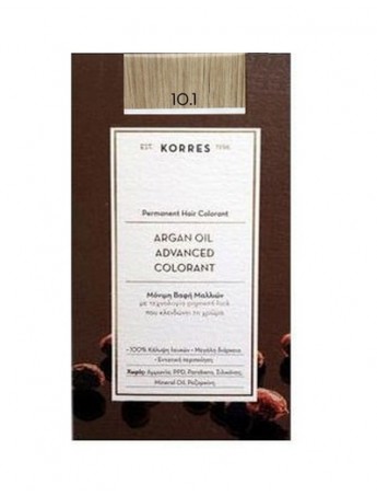 Korres Argan Oil Advanced Colorant 10.1 Ξανθό Πλατίνας Σαντρέ