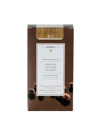 Korres Argan Oil Advanced Colorant 8.0 Ξανθό Ανοικτό