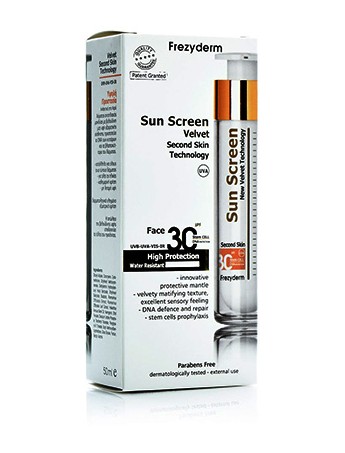 Frezyderm Sun Screen Velvet Face SPF30 - 50ml