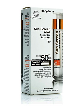 Frezyderm Sun Screen Velvet Face SPF50+ - 50ml