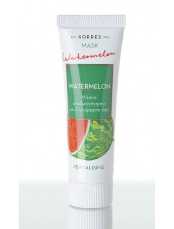 Korres Mask Watermelon Μάσκα Αναζωογόνησης για Ξεκούραστη Όψη 18ml