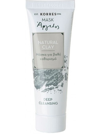 Korres Mask Natural Clay Μάσκα για Βαθύ Καθαρισμό με Φυσική Άργιλο 18ml