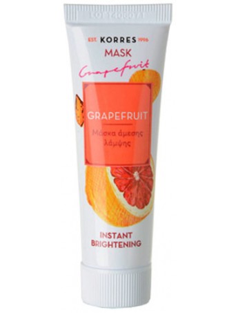 Korres Mask Grapefruit Μάσκα Άμεσης Λάμψης 18ml