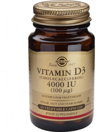 Solgar Vitamin D3 4000IU 60veg.caps