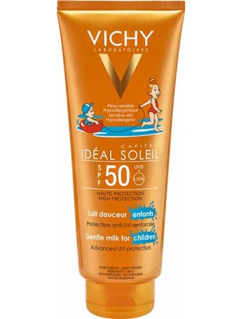 Vichy Ideal Soleil Αντηλιακό Γαλάκτωμα για Παιδικές Επιδερμίδες SPF50+ 300ml