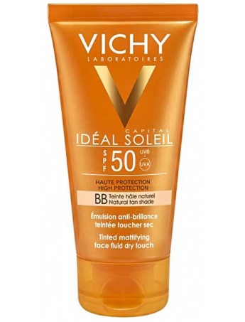 Vichy Ideal Soleil Ματ Αποτέλεσμα & Χρώμα SPF50 - 50ml