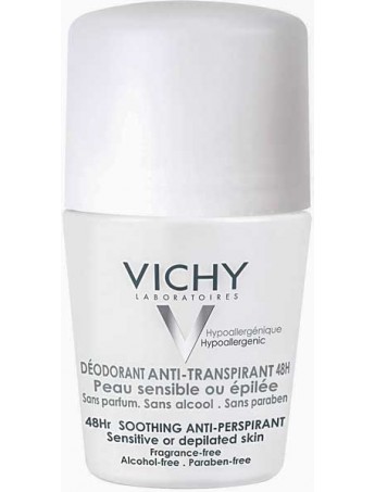 Vichy Deodorant 48H Roll On για Ευαίσθητες Επιδερμίδες 50ml