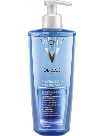 Vichy Dercos Mineral Suave Απαλό Σαμπουάν με Ιχνοστοιχεία 400ml