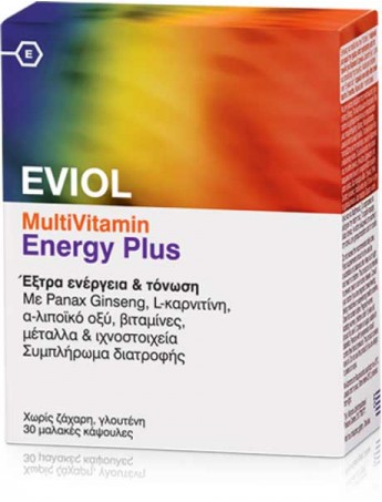 Eviol Multivitamin Energy Plus 30caps