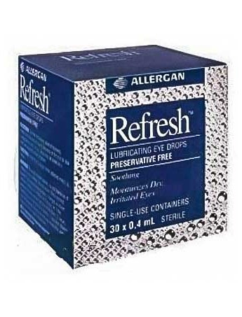 Allergan Refresh Λιπαντικές Οφθαλμικές Σταγόνες 30 x 0,4ml