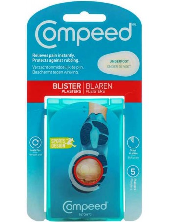 Compeed Επιθέματα για Φουσκάλες Κάτω από το Πέλμα 5τεμ.