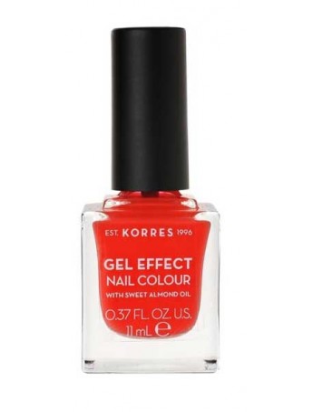 Korres Gel Effect Nail Colour No45 Coral 11ml