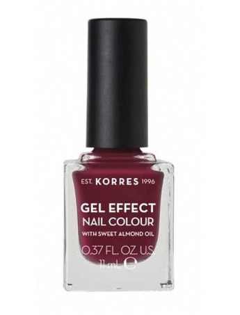 Korres Gel Effect Nail Colour No74 Berry Addict 11ml