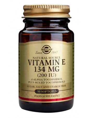 Solgar Vitamin E134mg (200IU) - 50softgels