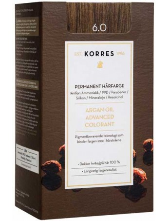 Korres Argan Oil Advanced Colorant 6.0 Ξανθό Σκούρο