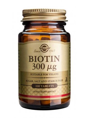 Solgar Biotin 300μg - 100tabs