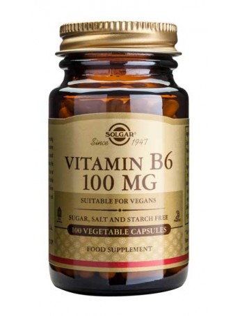 Solgar Vitamin B6 100mg - 100veg.caps