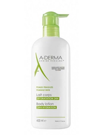 A-Derma Lait Corps Hydratation 24h - 400ml