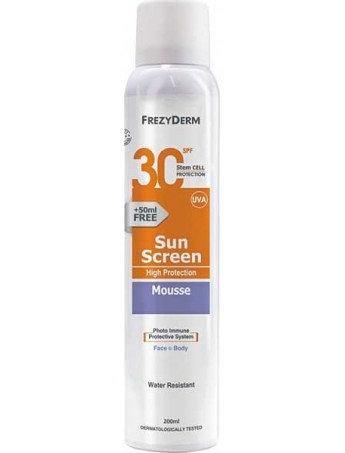 Frezyderm Sun Screen Mousse SPF30 - 200ml