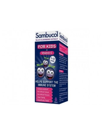 Sambucol Black Elderberry for Kids + Vitamin C 120ml