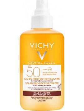 Vichy Capital Soleil Solar Protective Water with Beta Carotene SPF50 - 200ml