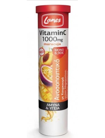 Lanes Vitamin C 1000mg Maracuja - 20eff.tabs