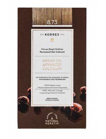 Korres Argan Oil Advanced Colorant 8.73 Χρυσή Καραμέλα