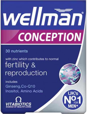 Vitabiotics Wellman Conception Fertility & Reproduction - 30tabs