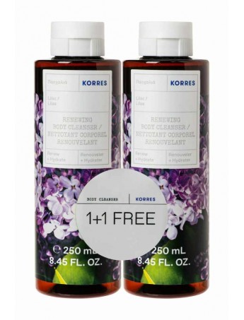 Korres Lilac Αφρόλουτρο - 2x250ml