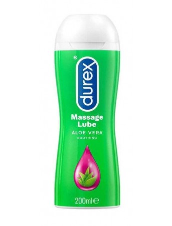 Durex Play Massage 2 in 1 Λιπαντικό Gel Aloe Vera - 200ml