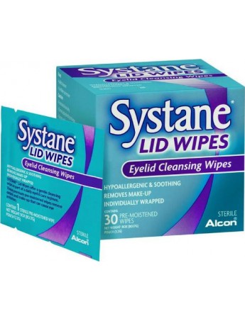 Systane Lid Wipes Μαντηλάκια Καθαρισμού Βλεφάρων - 30τεμ.