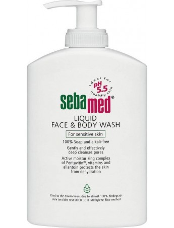 Sebamed Liquid Face & Body Wash Pump - 300ml