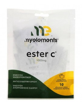 My Elements Ester C 1000mg Πορτοκάλι - 10eff.tabs