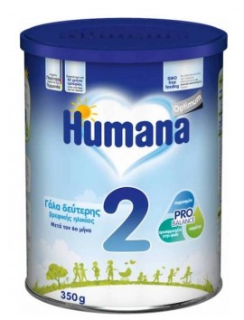 Humana Γάλα σε Σκόνη Optimum 2 Pro Balance για 6m+ - 350gr