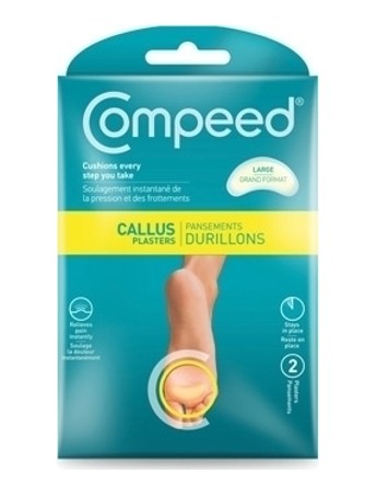 Compeed Επιθέματα για Σκληρύνσεις Μεγάλα  2τεμ.